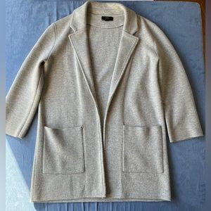 J. Crew open front sweater knit Sophie blazer
